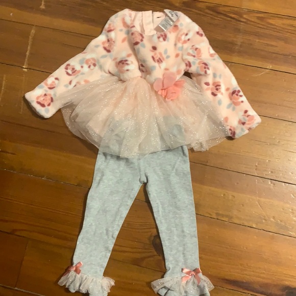 Baby girl matching sweater and pants